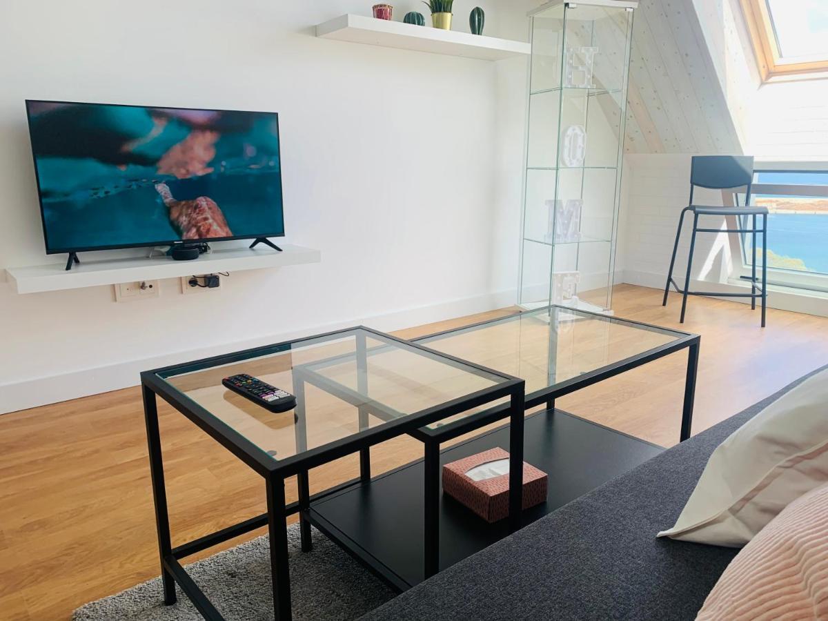 Burela Apartamentos Lamarosa -Atico ,Vistas Al Mar Cantabrico Parking מראה חיצוני תמונה