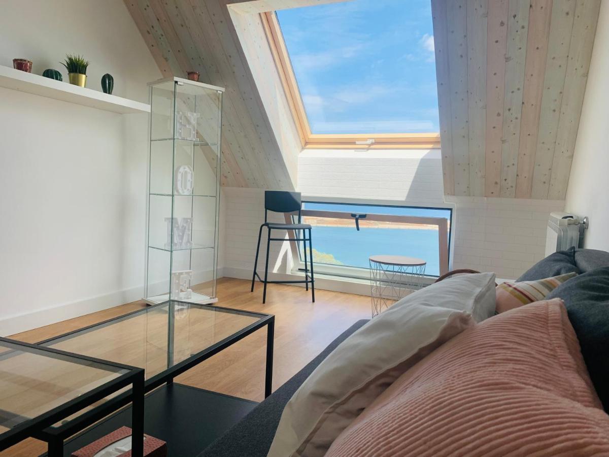 Burela Apartamentos Lamarosa -Atico ,Vistas Al Mar Cantabrico Parking מראה חיצוני תמונה