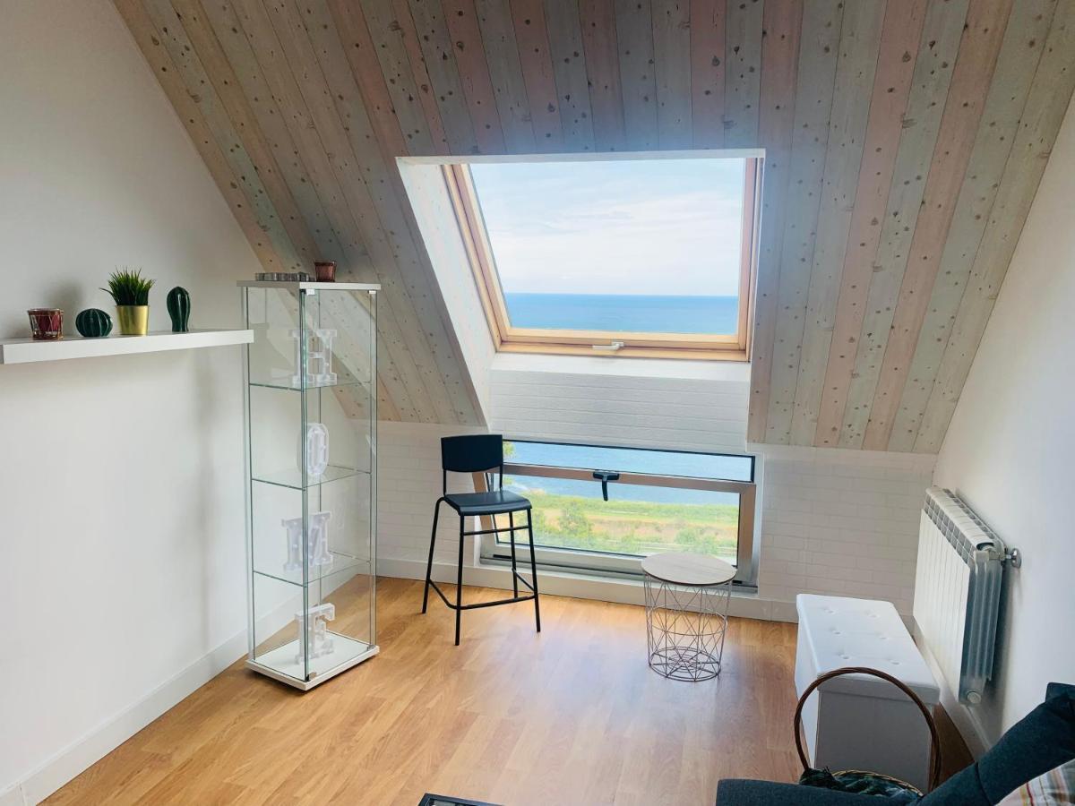 Burela Apartamentos Lamarosa -Atico ,Vistas Al Mar Cantabrico Parking מראה חיצוני תמונה